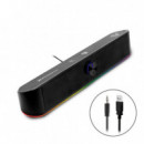 Altavoces PHOENIX Pc Soundbar Barra de Sonido 6W Rgb