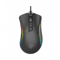 Raton PHOENIX Gaming Void USB Rgb 12000 Dpi 7 Botones Black - Guanxe Atlantic Marketplace