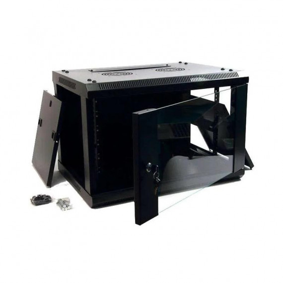 Armario Rack POWERGREEN 9U 54X45  + 1 Bandeja