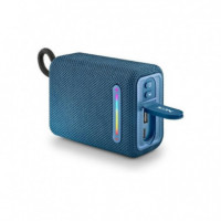 Altavoces NGS Roller Furia Rgb Portatil Waterproof IPX6/BT/USB/AUX Blue - Guanxe Atlantic Marketplace