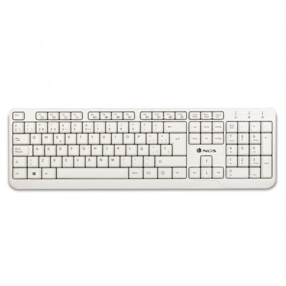 Teclado NGS Spike USB White