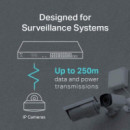 Switch TP-LINK 16 Puertos 10/100MBPS + 2 10/100/1000 Poe+ Rack