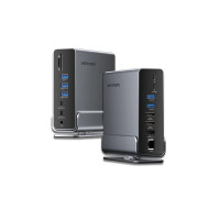 Dock Station VENTION 15 en 1 Usb-c a DP/HDMI/USB-C/USB-A/RJ45/MICROSD/JACK