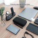 Funda TOOQ para Disco Duro Externo de 2,5 Black