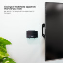 Soporte de Pared Universal TOOQ para Router Mini Pc Multimedia 5KG Black