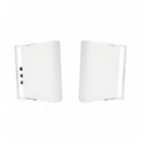 Altavoces de Pared TOOQ 60W Amplificados 180º Control Volumen