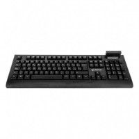 Teclado + Lector Unyka KB918 Lector Inteligente Tipo Pc/sc 2.0 Dnie Sanitar  UNYKACH