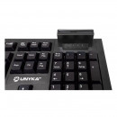Teclado + Lector Unyka KB918 Lector Inteligente Tipo Pc/sc 2.0 Dnie Sanitar  UNYKACH