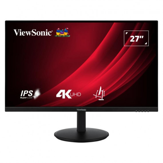 Monitor VIEWSONIC 27" IPS 4K Ergonomico HDMI Dp 3YR Garantia