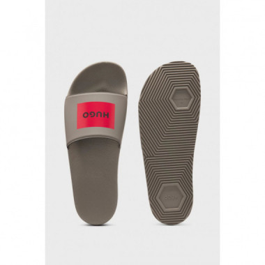 Chanclas Boss de Estilo Pala con Logo  HUGO