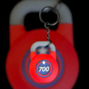 Llavero Kettlebell Rojo  UNBROKEN FITNESS SHOP