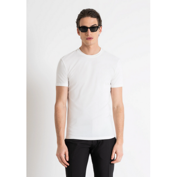 Camiseta ANTONY MORATO Logotipo Monocolor Blanca