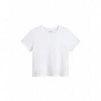 Camisetas Mujer Camiseta ESE O ESE Básica Trendy Blanco