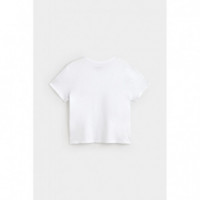Camisetas Mujer Camiseta ESE O ESE Básica Trendy Blanco