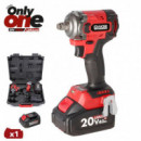 Llave Impacto 20V 450NM Only One AICER (1X 4.0AH)