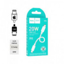 HOCO Cable Datos Tipo C a Lightning 20W X96 25CMS Blanco