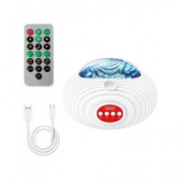 XO Lampara Proyector Led Estrellas y Galaxias Con Altavoz XO-YH12