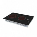 Placa Vitroceramica 2 Fuegos 3.200W LARRYHOUSE