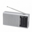 GEN-X FM-4410 Radio Portátil AM/FM – Altavoz Potente, Correa de Mano, Entrada Auriculares y Funcionamiento a Pilas