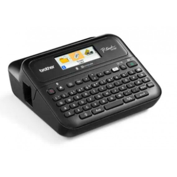 BROTHER Rotuladora Electrónica de Sobremesa PT-D610BTVP con Pantalla a Color y Teclado/ Negra