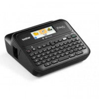 BROTHER Rotuladora Electrónica de Sobremesa PT-D610BTVP con Pantalla a Color y Teclado/ Negra