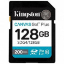 KINGSTON Sd Sdxc Canvas Go 128 Gb SDG4/128GB CL10
