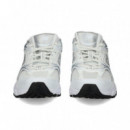 Deportivo Motivos Plata Malla Blanco  NEW BALANCE