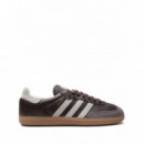 ADIDAS ORIGINALS - Samba Og - Brown Putgre Goldmt - ID1481/BROWN Putgre Goldmt