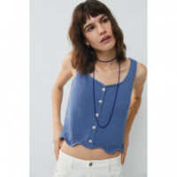 Camisas y Tops Top ESE O ESE Gabrielle Denim Blue