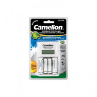 CAMELION Cargador Rapido de Pilas Aa/aaa Ni-mh Recargable BC-1012 con 2X Pilas Aa 2300MAH/2X Aaa 80