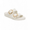 Calzado Sandalias BIRKENSTOCK Arizona Big Buckle Eva Eggshell
