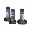 Profoon Telefono Inalambricro Trio PDX-1130 Triple Negro  LALO