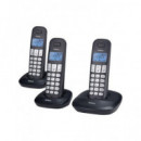 Profoon Telefono Inalambricro Trio PDX-1130 Triple Negro  LALO