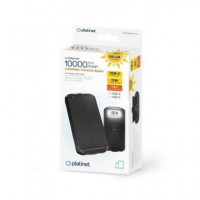 Platinet Bateria Externa Solar con Carga Inalambrica 10000MAH 15WPMPB10SPW15  LALO