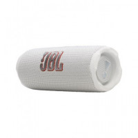 JBL Flip 7 Altavoz Portatil con Bluetooth, Manos Libres, Resistente a Salpicaduras IP68 Blanco