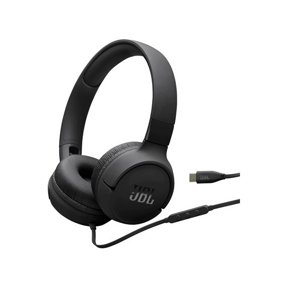 JBL Auricular de Casco con Cable Tipo C Tune 520C Negro