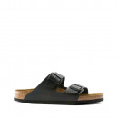 Sandalias Unisex Arizona Negras de Birko-flor de BIRKENSTOCK
