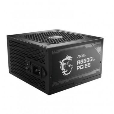 MSI Fuente de Alimentacion Mag A850GL PCIE5 850W 80+ Gold