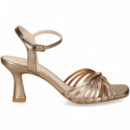 Sandalia Tiritas Nudo Bronce  LODI