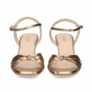 Sandalia Tiritas Nudo Bronce  LODI