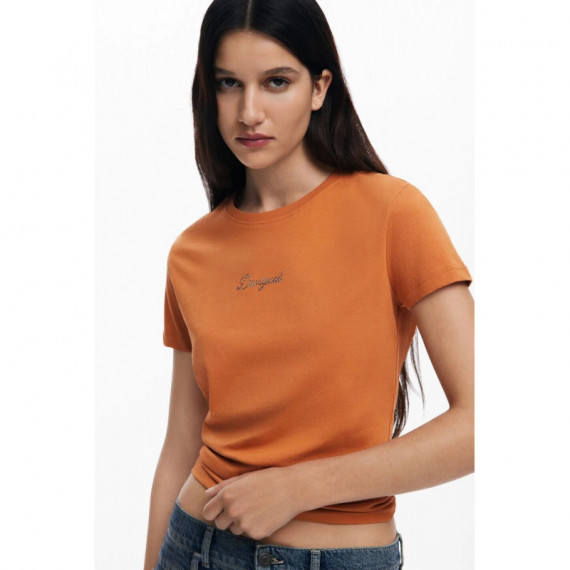 Camiseta Logo Strass de DESIGUAL