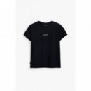 Camiseta Logo Strass de DESIGUAL