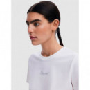 Camiseta Logo Strass de DESIGUAL