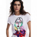 Camiseta Estampado Arty de DESIGUAL