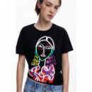 Camiseta Estampado Arty de DESIGUAL