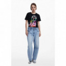 Camiseta Estampado Arty de DESIGUAL