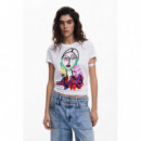 Camiseta Estampado Arty de DESIGUAL