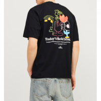 Camiseta Jack&Jones Neck negra
