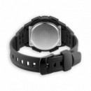 CASIO AQ-S800W-1B Reloj Unisex Solar Combinado – Analógico/digital, 100M Wr, 5 Alarmas y Correa de Resina Negra