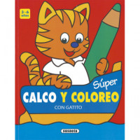 Súper Calco y Coloreo con Gatito - Guanxe Atlantic Marketplace